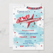 Invitation d'avion (Devant)