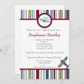 Invitation d'avion 5x7 (Devant / Derrière)