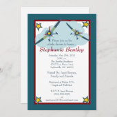 Invitation d'avion de 2x7 Wings (Devant / Derrière)