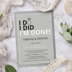 Invitation Dazzling & Divorced Party