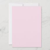 Invitation d'Baby shower d'automne pour filles Cit (Dos)