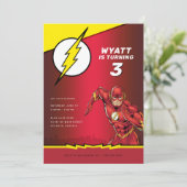 Invitation DC Comics - Flash | Anniversaire (Debout devant)