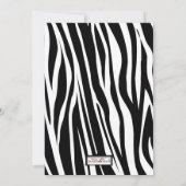 Invitation de 16 fêtes de style magazine personnal (Dos)