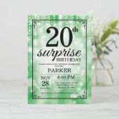 Invitation de 20e anniversaire surprise Parties sc (Debout devant)