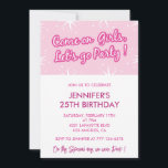 Invitation de 25 ans élégantes étoiles filles<br><div class="desc">Invitation de 25 ans élégantes filles Venez Filles,  Allons faire la fête !</div>