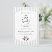 Invitation de 2e anniversaire de Chauve-souris Mig (Debout devant)