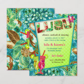 Invitation de 311 Lushious Luau (Devant / Derrière)