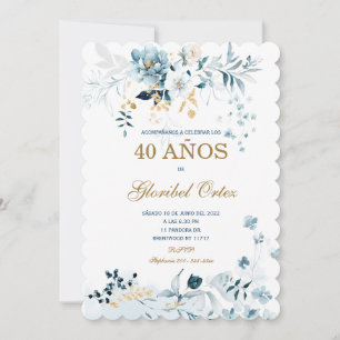 Invitation de 40 Ans Femme Invitation