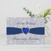 Invitation de 45e anniversaire de mariage Bold Dam (Debout devant)