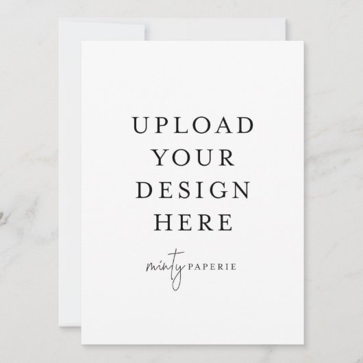 Invitation de 5,5 po x 7,5 po - Portrait (Devant)