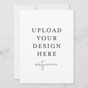 Invitation de 5,5 po x 7,5 po - Portrait