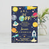 Invitation de 5e anniversaire de garçon tactique d (Debout devant)