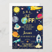 Invitation de 5e anniversaire de garçon tactique d (Devant / Derrière)