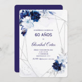 Invitation de 60 Ans Femme (Devant / Derrière)