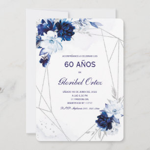 Invitation de 60 Ans Femme