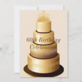 Invitation de 60e anniversaire (Devant)