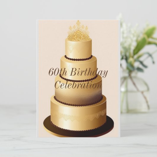 Invitation de 60e anniversaire (Debout devant)