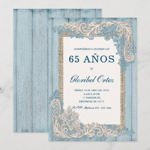 Invitation de 65 Ans Femme