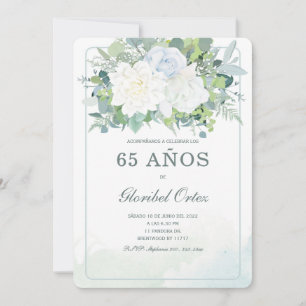 Invitation de 65 Ans Femme