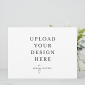 Invitation de 6,5 po x 8,75 po - Paysage (Debout devant)