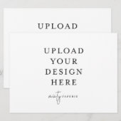 Invitation de 6,5 po x 8,75 po - Paysage (Devant / Derrière)