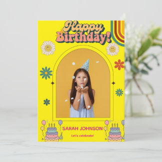 Invitation de anniversaire élégante | Fête chic