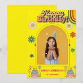 Invitation de anniversaire élégante | Fête chic (Devant / Derrière)