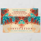 Invitation de anniversaire / occasion spéciale Exo (Devant / Derrière)