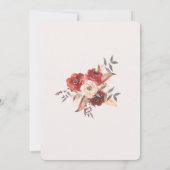 Invitation De Anniversaire Terracotta Bourgogne (Dos)