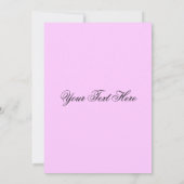 Invitation de B-jour de Quinceanera/ (Dos)