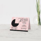 Invitation de baby shower (Devant)