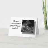 Invitation de baby shower (Devant)