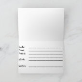 Invitation de baby shower (Intérieur)