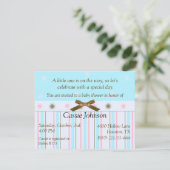 Invitation de baby shower (Debout devant)