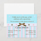 Invitation de baby shower (Devant / Derrière)