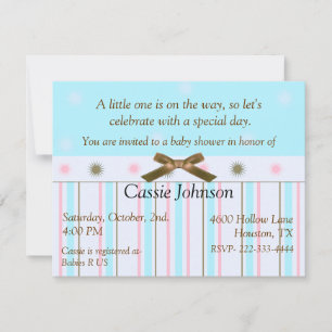 Invitation de baby shower
