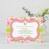 Invitation de baby shower (Debout devant)