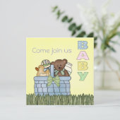 Invitation de baby shower (Debout devant)