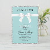 Invitation de Baby Shower à la Breakfast at Tiffan (Debout devant)