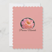 Invitation de Baby shower à points de la Pôle blan (Dos)