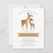 Invitation de Baby shower adorée (Devant)