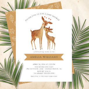 Invitation de Baby shower adorée