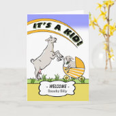 Invitation de Baby shower amusant C’est un enfant (Fleur jaune)