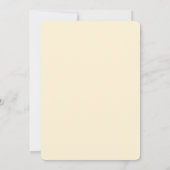 Invitation de baby shower au design de feuille sim (Dos)