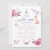 Invitation de Baby Shower bohème tribale aquarelle (Devant)