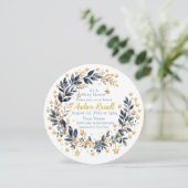 Invitation de Baby Shower Boho Stars Greenery (Debout devant)
