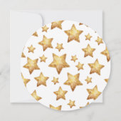 Invitation de Baby Shower Boho Stars Greenery (Dos)