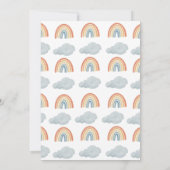 Invitation de Baby shower Boho Sunshine (Dos)