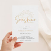 Invitation de Baby shower Boho Sunshine