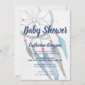 Invitation de Baby shower Boho Tribal Dreamcatcher (Devant)